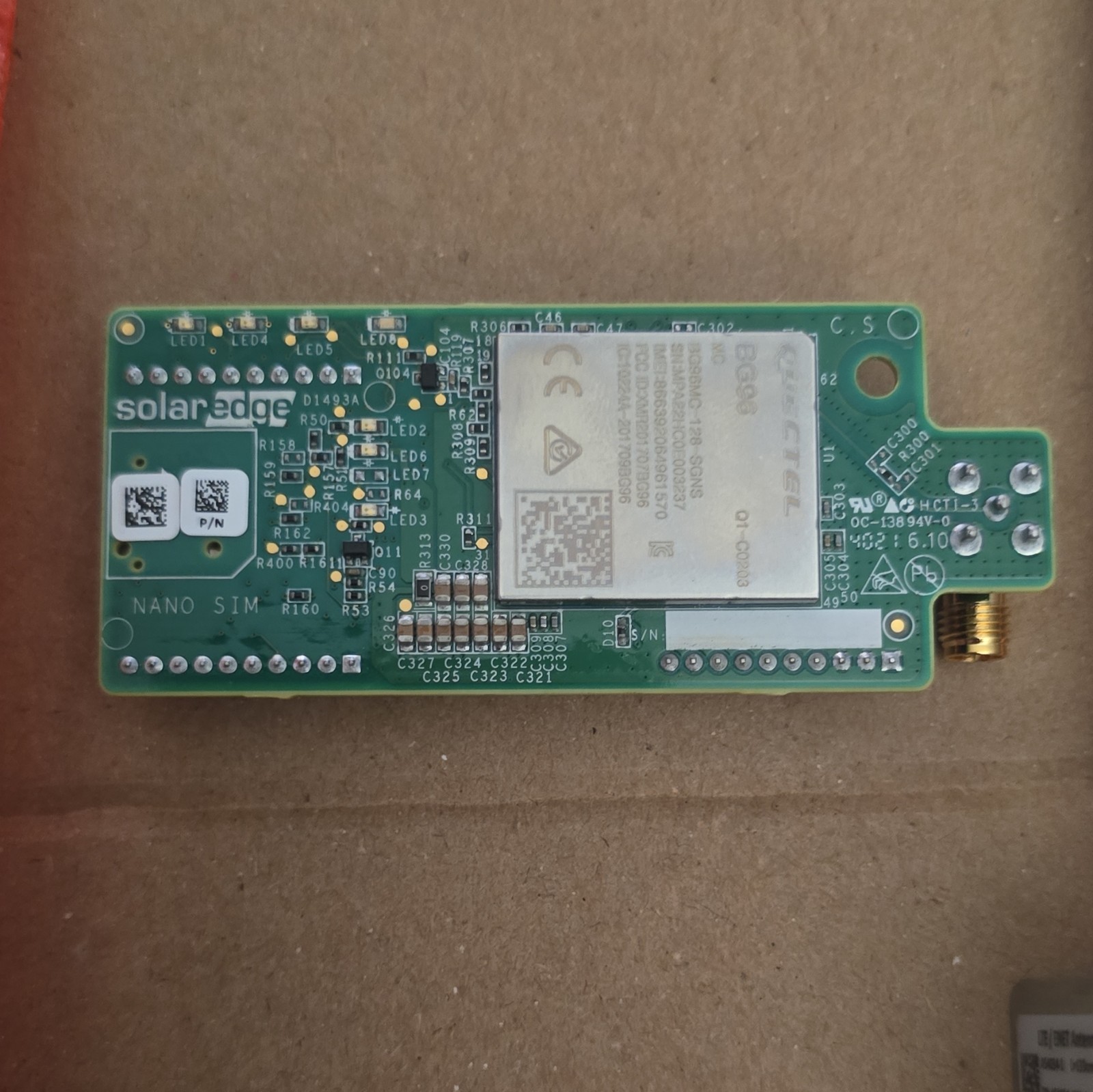 SolarEdge Cellular Network Plug-in Kit + wifi Antenna