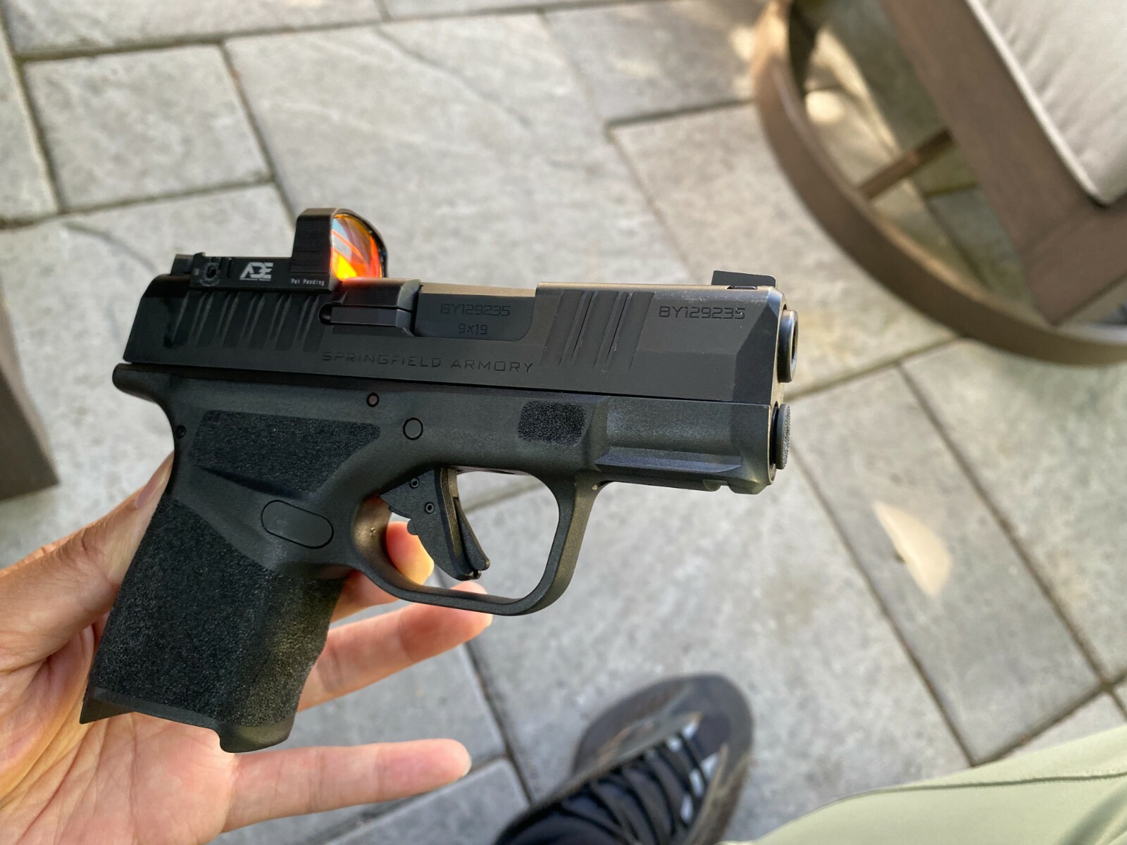 ADE RD3-021-PRO Sensor Activated GREEN Dot For Springfield XDS MOD 2 OSP 9MM