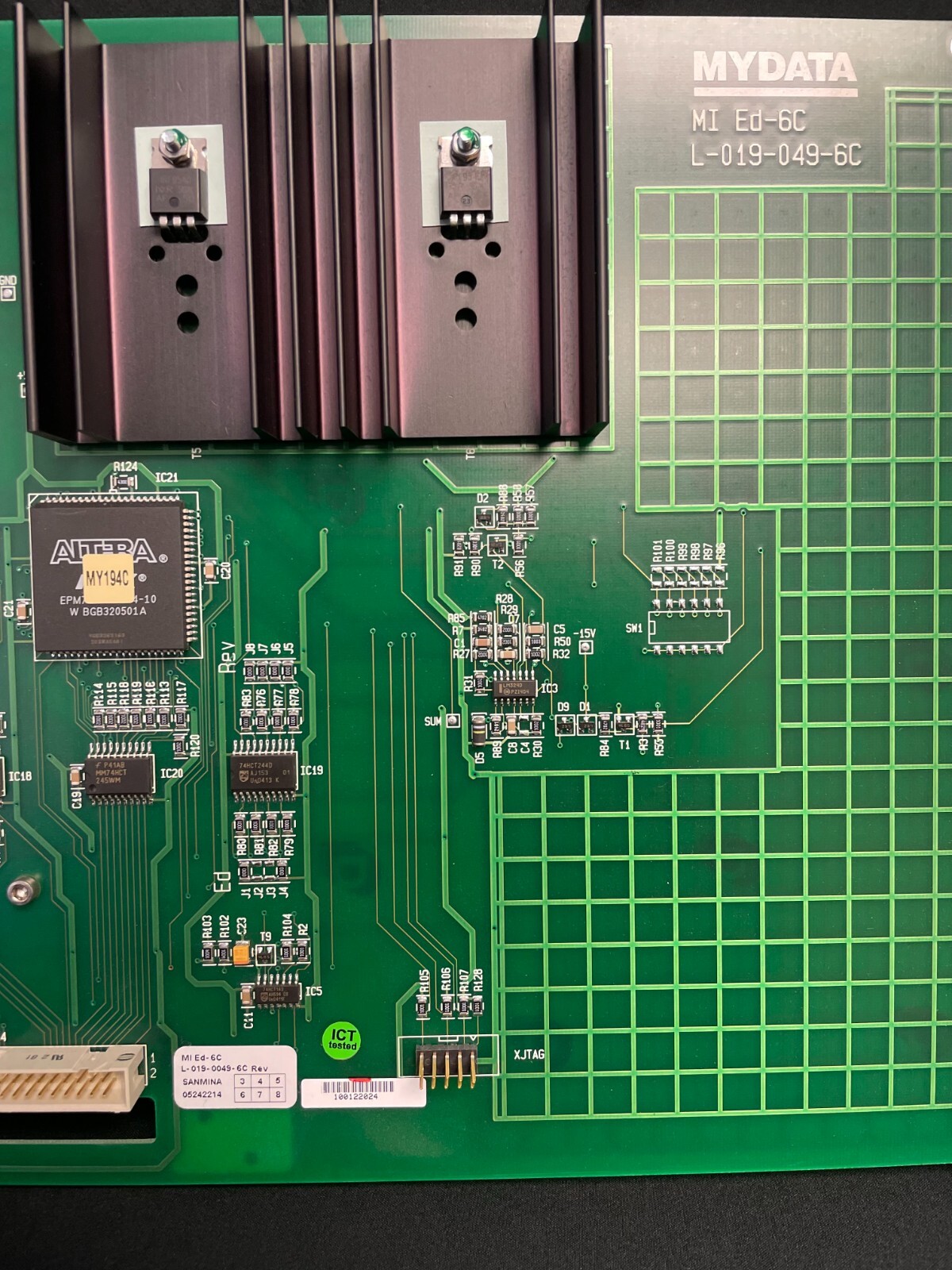 MYDATA L-019-0049-6C MI Magazine Interface Board + MOT3 w/ Panel