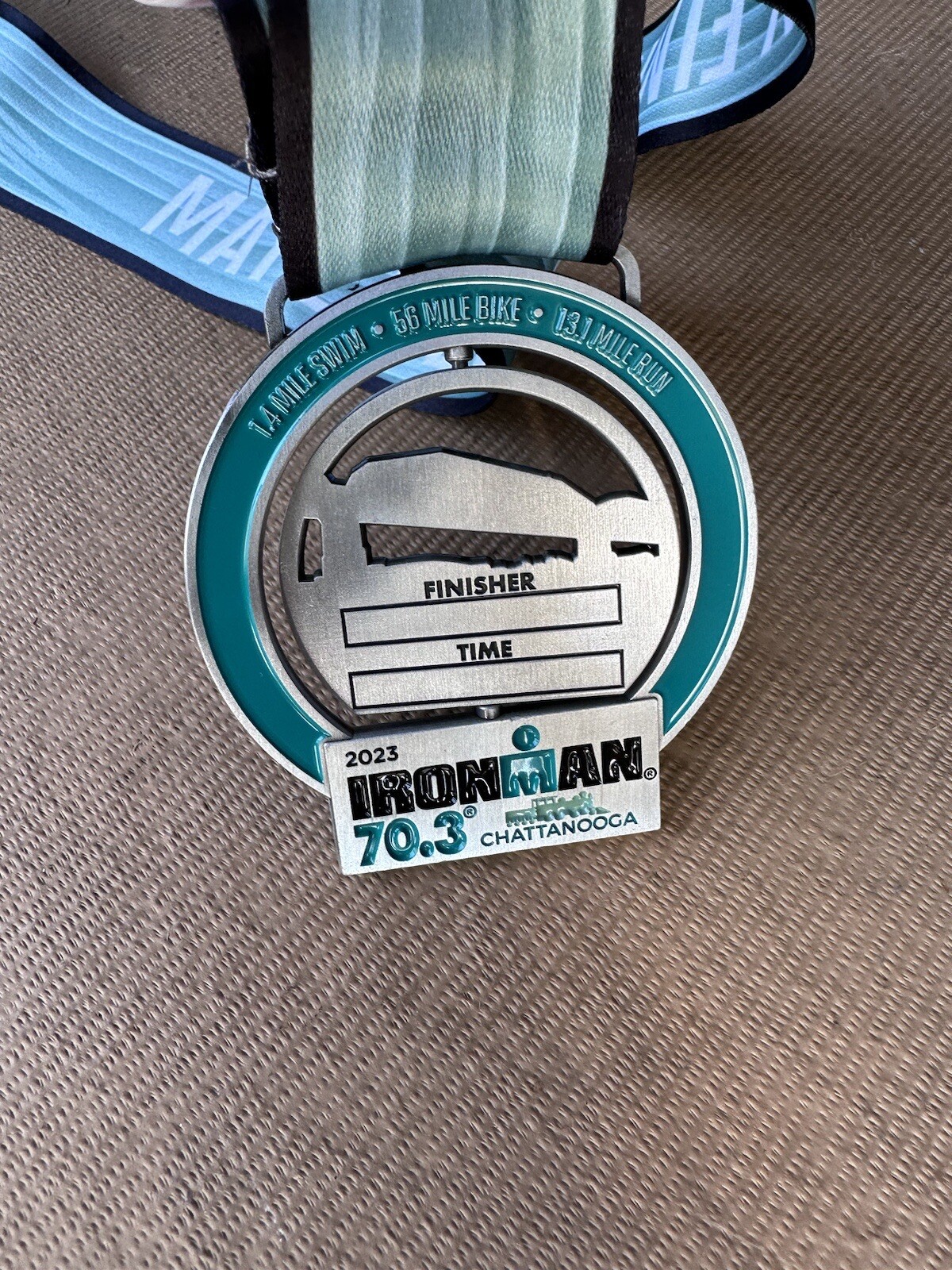 Ironman 2023 Chattanooga TN Little Debbie Mckee Triathlon Finisher Medal NEW