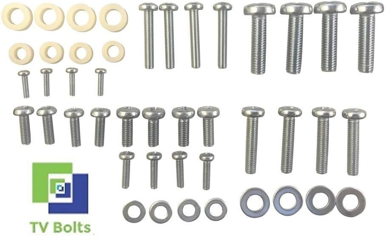 Full Set of LG TV Mounting Bolts/Screws and Washers - Fits Any Size TV