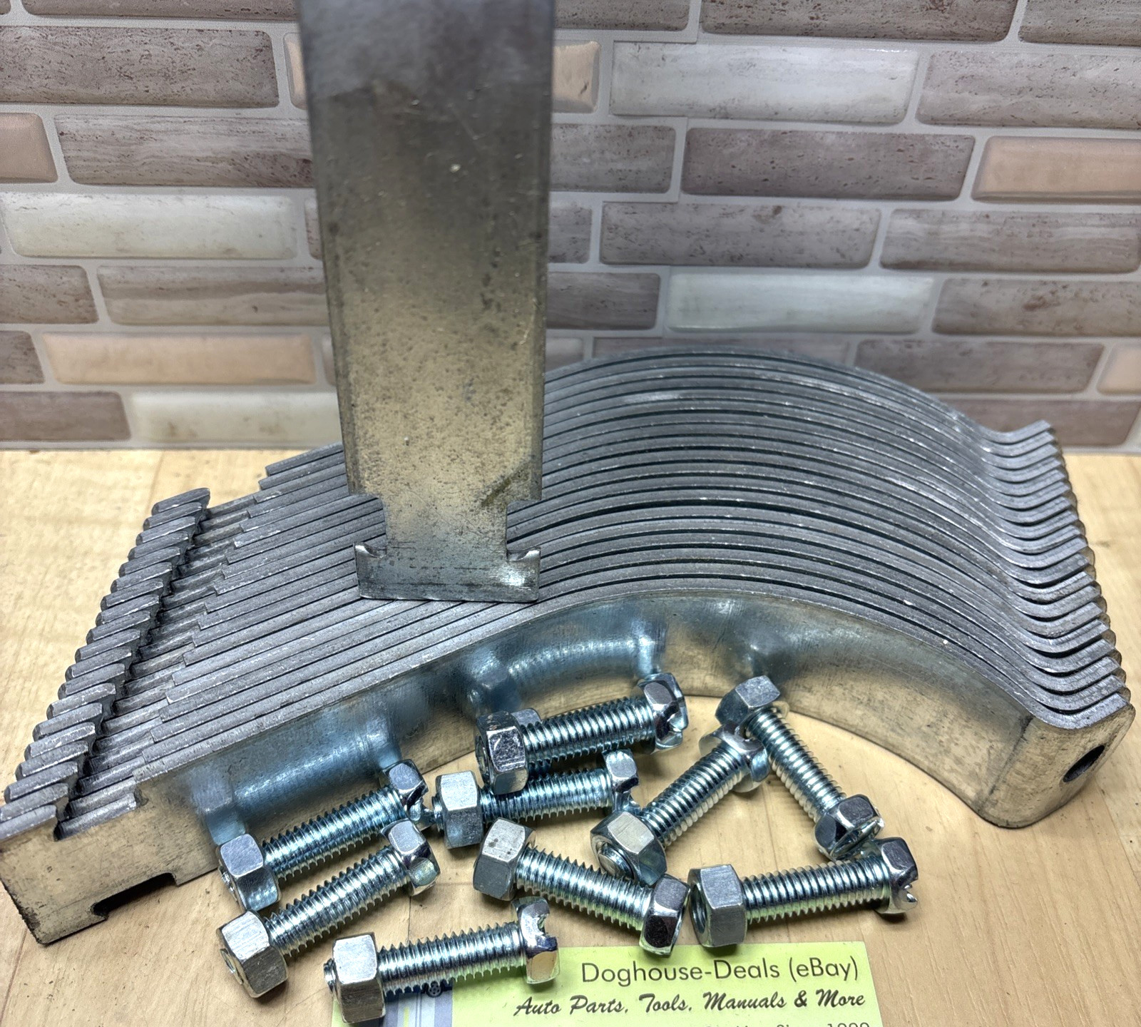 10 Sets B-Line B2019 5" Conduit Kindorf, Unistrut Clamp With Bolts & Hex Nuts