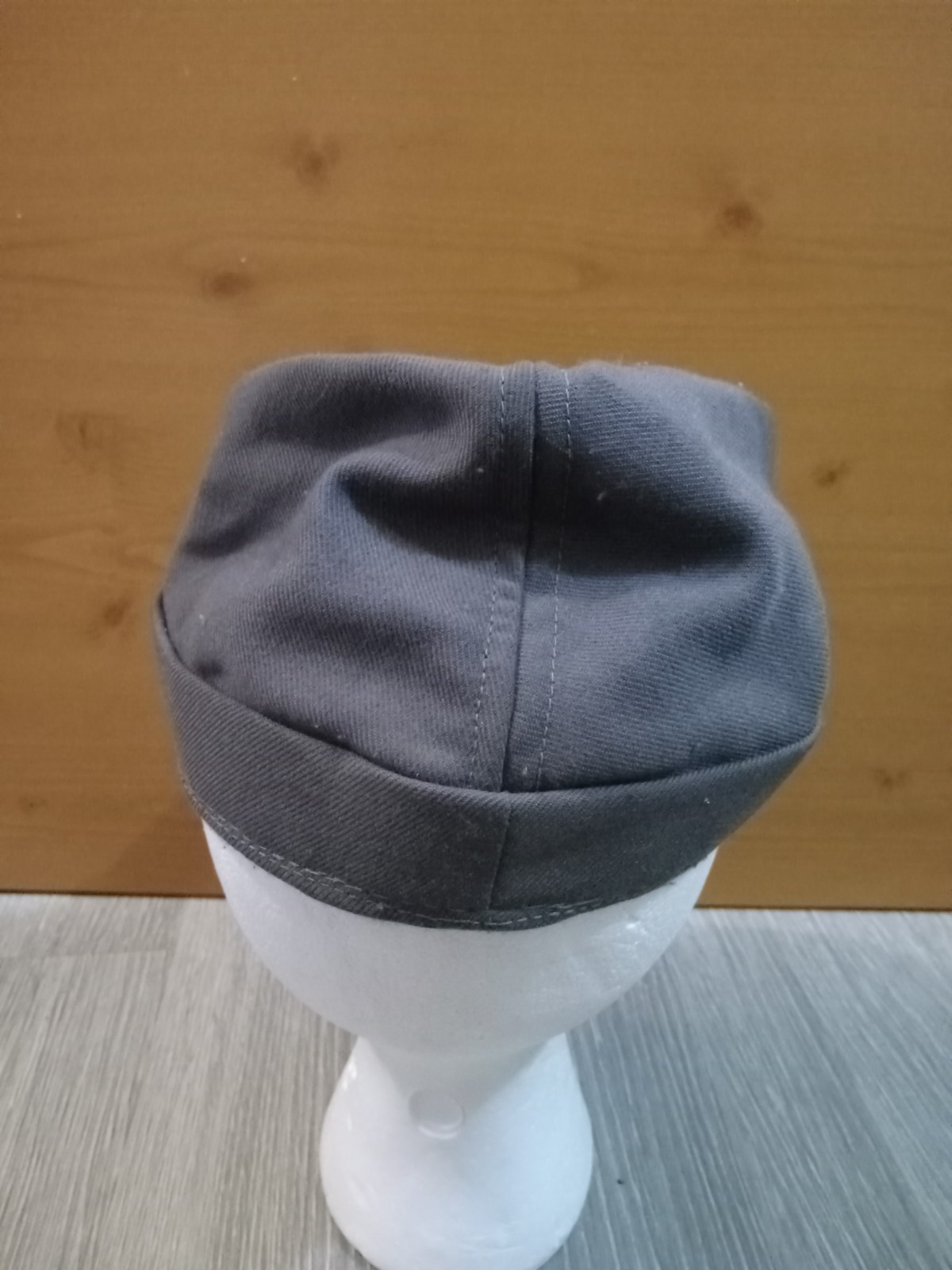 Vintage Civil War Reenactment Confederate CSA Grey Hat Cap Small