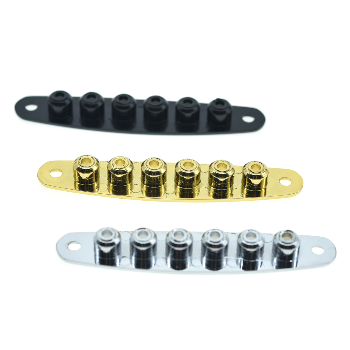 KAISH Guitar Bridge String Thru Body Ferrule Plate String Bushing Plate