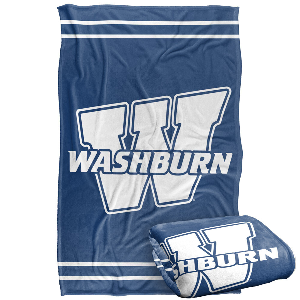 Washburn University Primary Logo Silky Touch Super Soft Throw Blanket