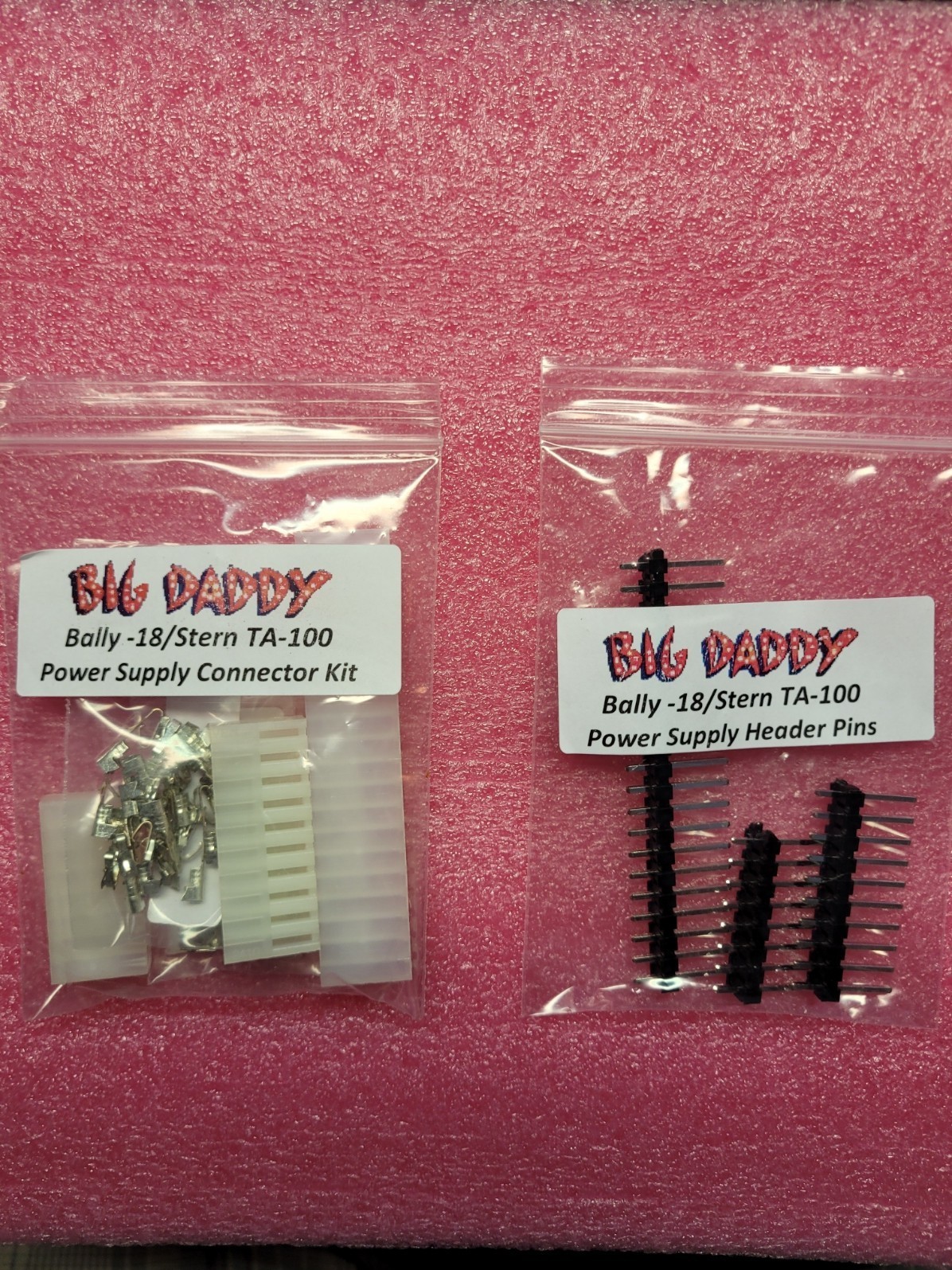 Big Daddy Bally AS-2518-18/Stern TA-100 Connector Kit (WITH Headers)