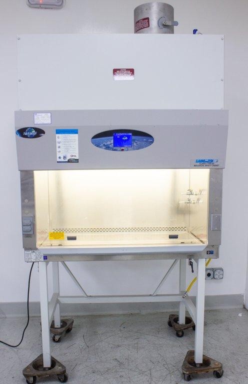 NuAire NU-430-400 Biological Safety Cabinet, Class II Type B2, 4’ W (3374922)