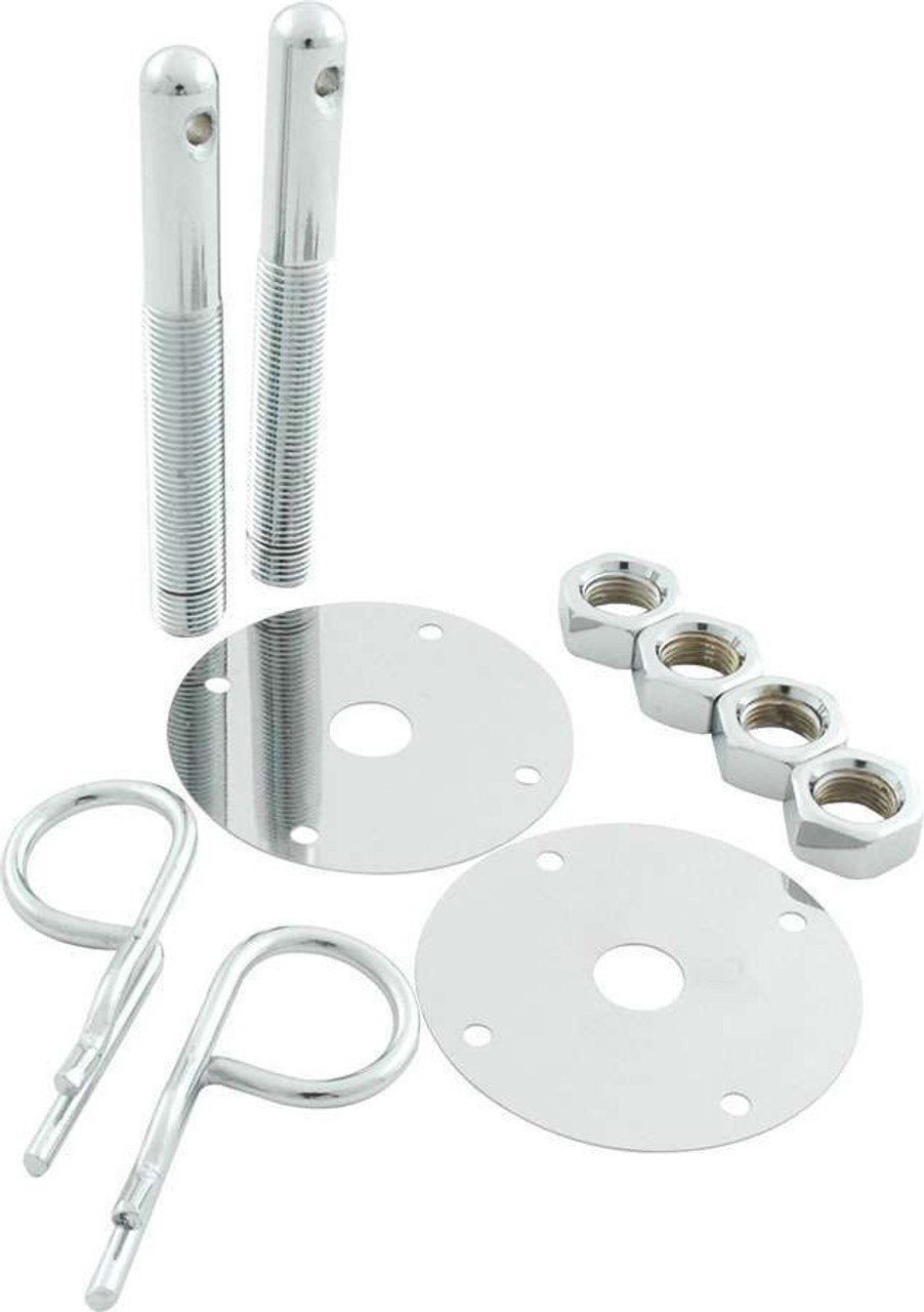 Allstar Performance ALL18514 Steel Hood Pin Kit with 5/32 in. Hairpin Clips