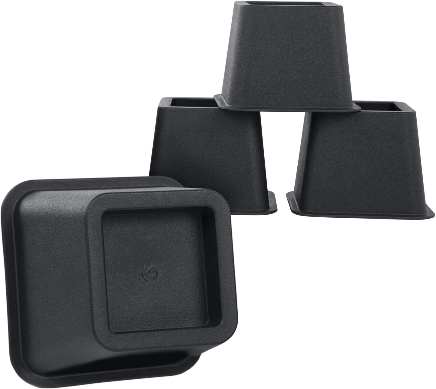 Bed Risers Heavy Duty (4 Pack - 3 Inch) - Furniture Lifts Risers for Couch, Tabl