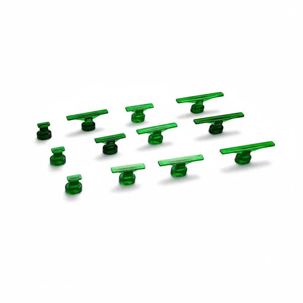 PDR INOX Hold Glue Line Tabs Set – 12 Pieces | High-Strength Linear Pull Tabs