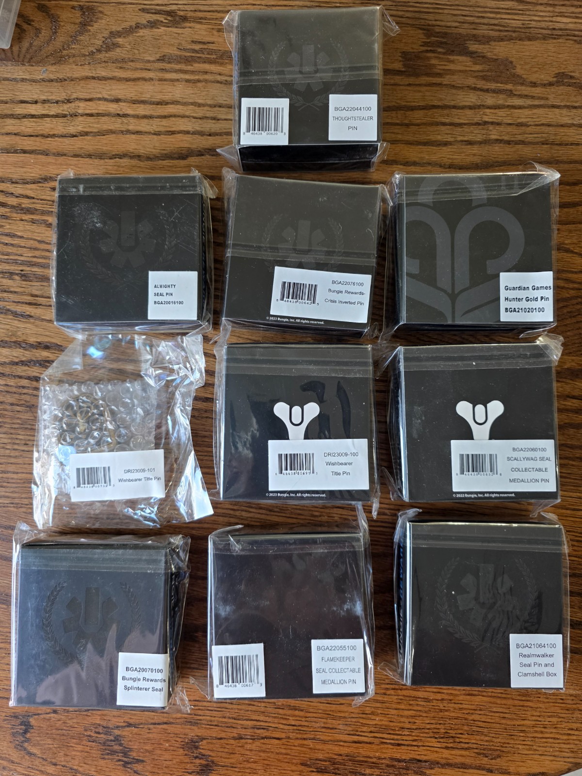 Destiny 2 Collectible Seal Pins - Bungie Rewards