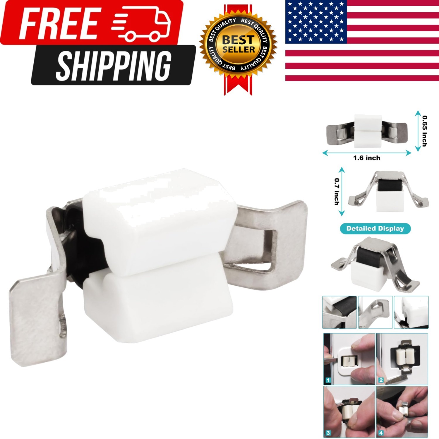 Dryer Door Lock Replacement for Whirlpool Maytag Dryer Door Latch