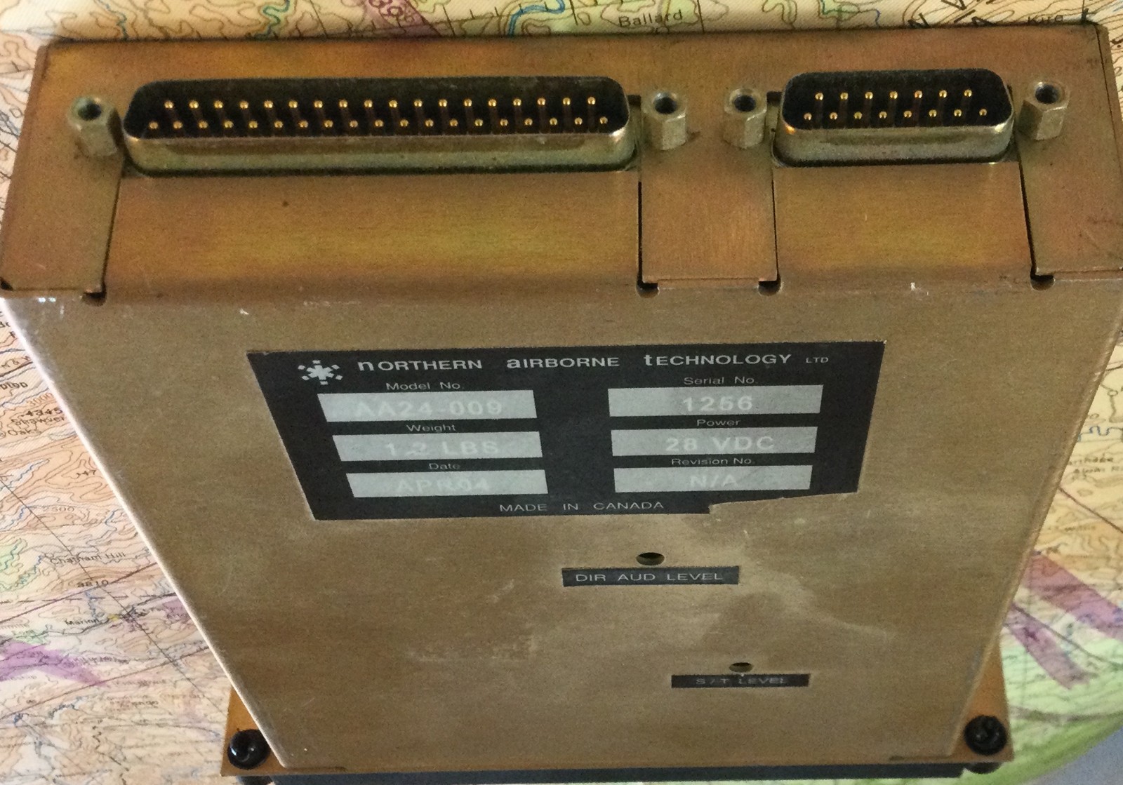 Northern Airborne Technology NAT AA24-009 Audio Control Panel *Tested Good