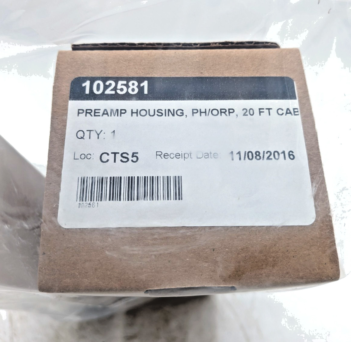 Walchem pH Sensor Preamplifier Housing 20ft Cable + 3/4" Tee (2017 DOM Surplus)