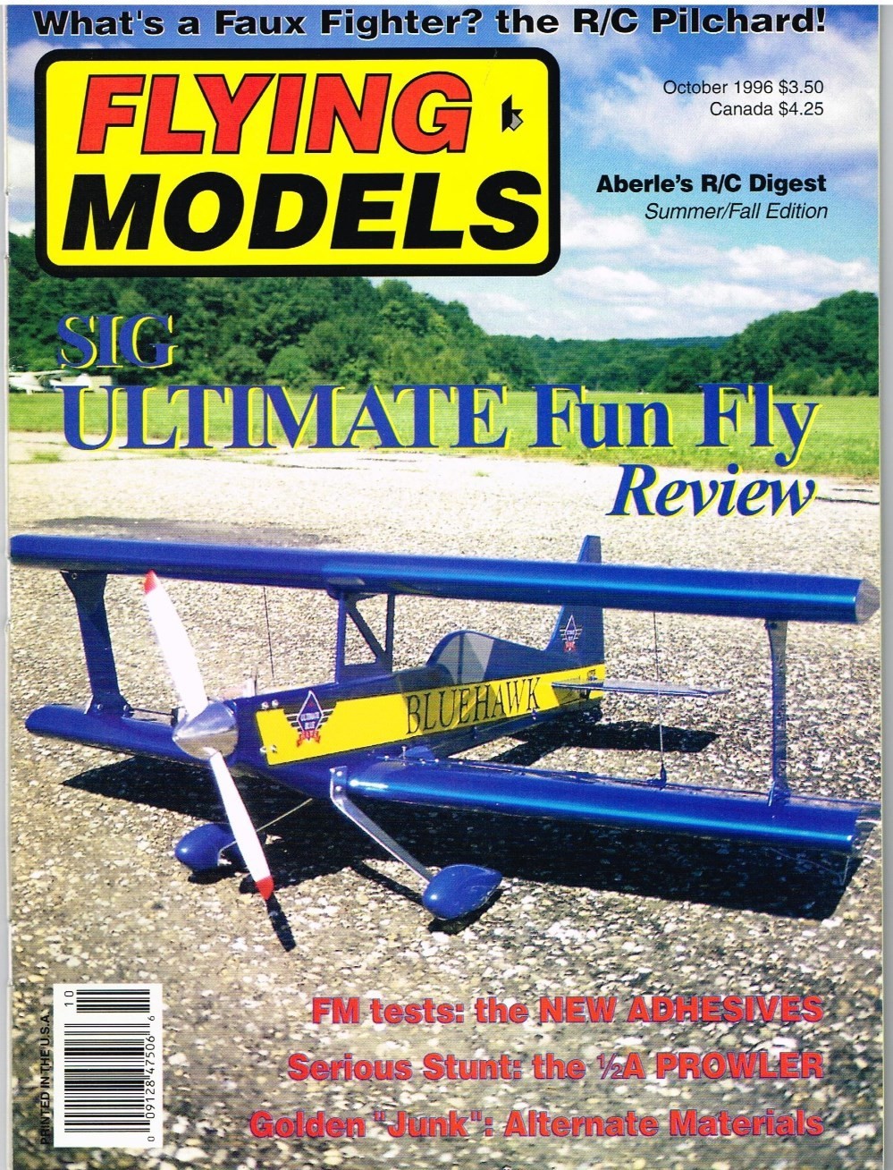 FLYING MODELS Magazine October 1996 USS Intrepid Museum, Pilchard by Roy Clough