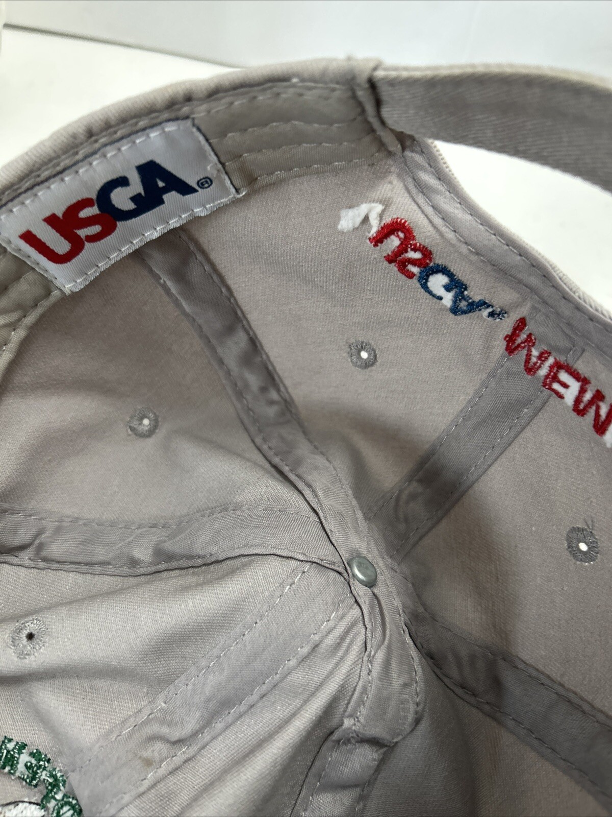 U.S. Open 2016 Golf Oakmont USGA Cap Hat Gray Adjustable Strap Back Golfer