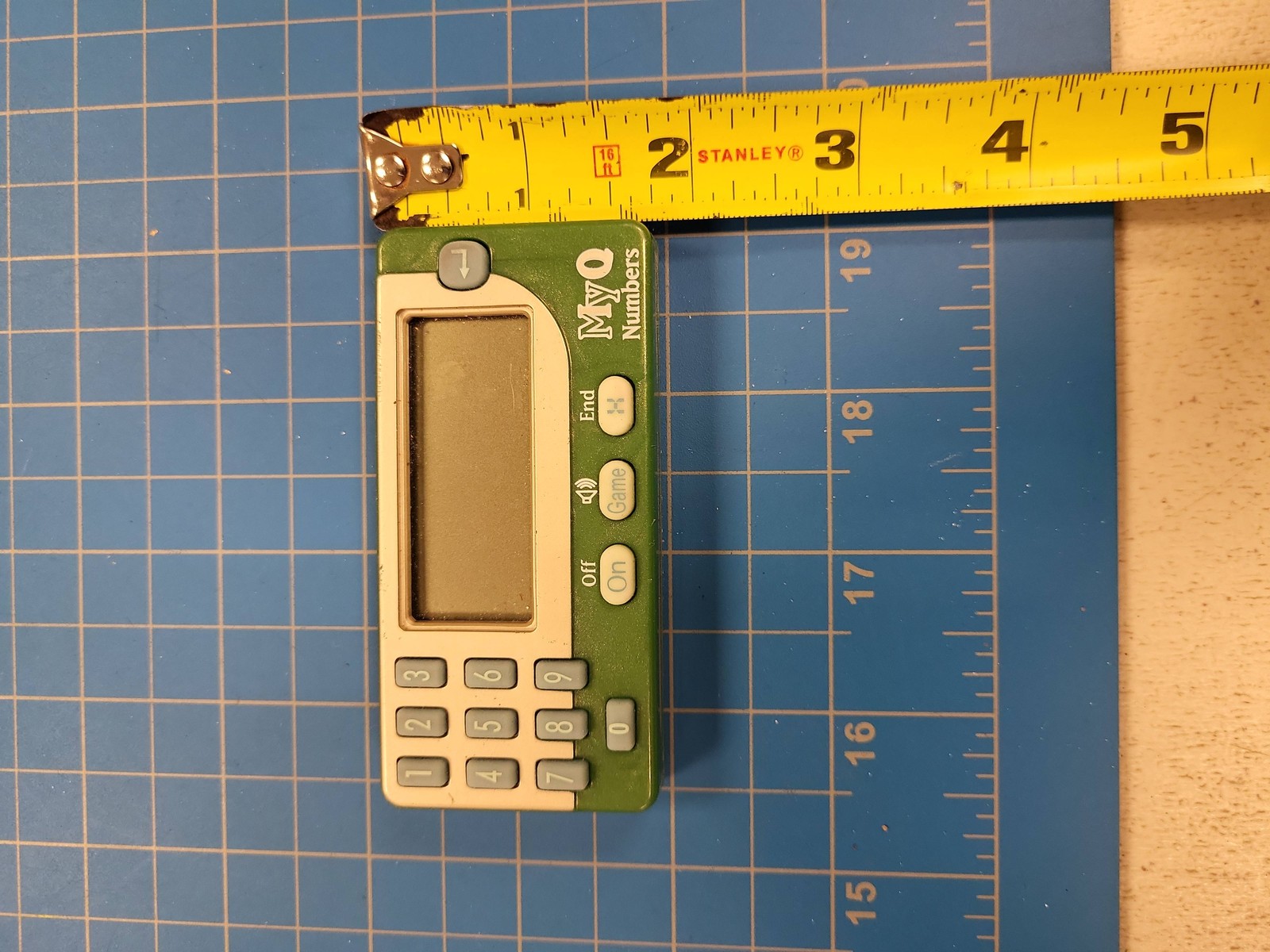 MyQ Numbers Handheld Game Vintage Electronic Math Learning Toy Pocket Size