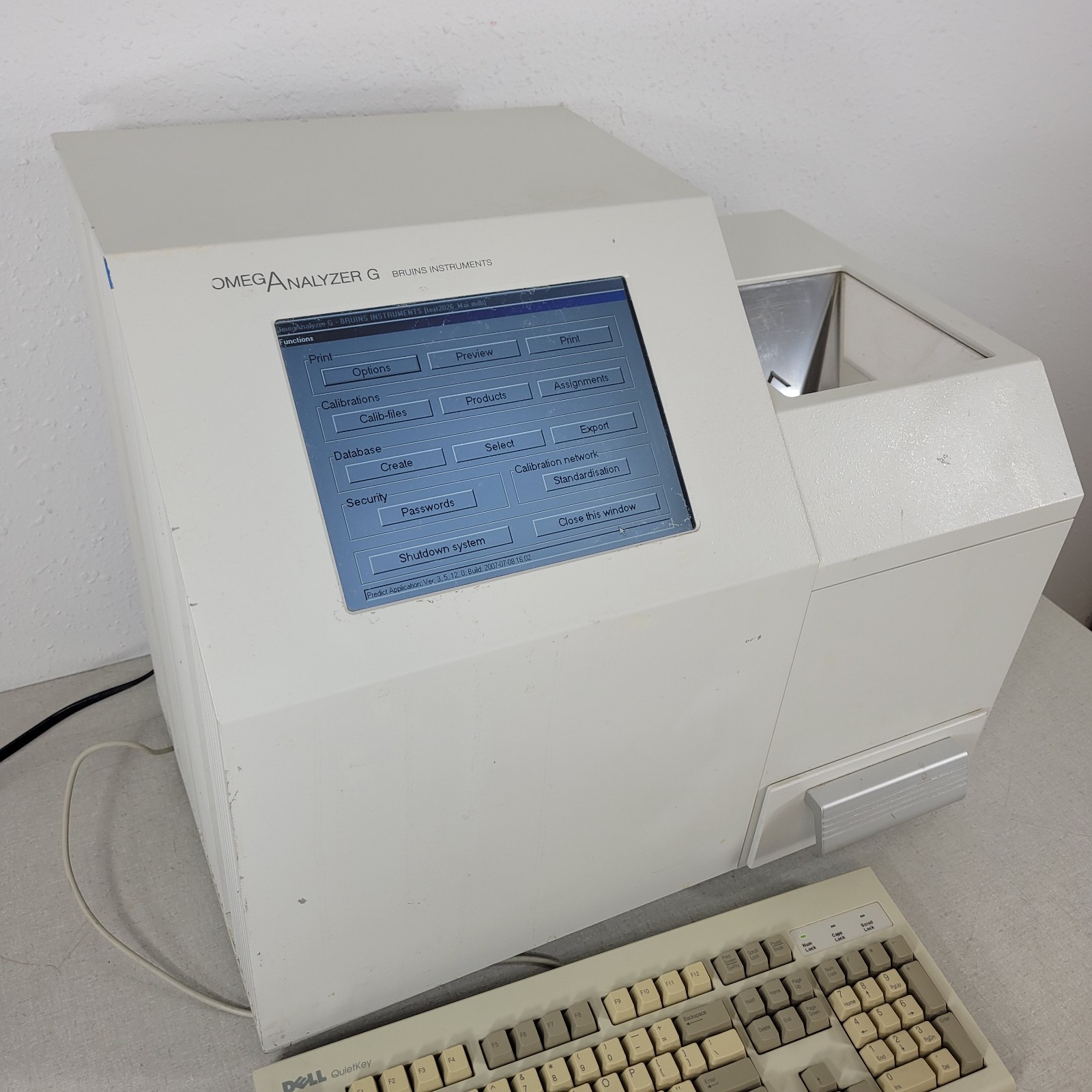 TESTED Bruins OmegAnalyzer G NIR Grain Analyzer Wheat Barley Corn Protein Moist