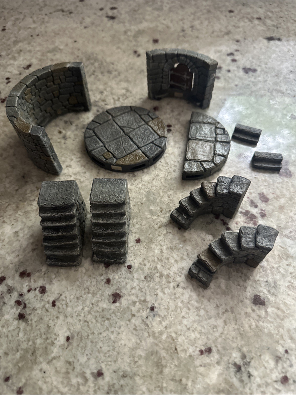 Dwarven Forge - Castle Fieldstone  4in Tower Addition A Must Have