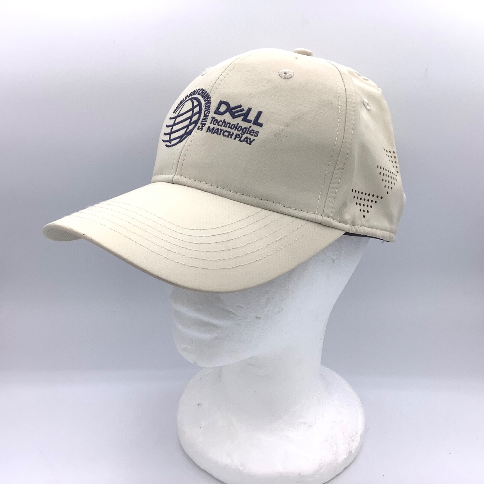 World Golf Championship Match Play Hat Cap Dell Technologies Beige Ahead