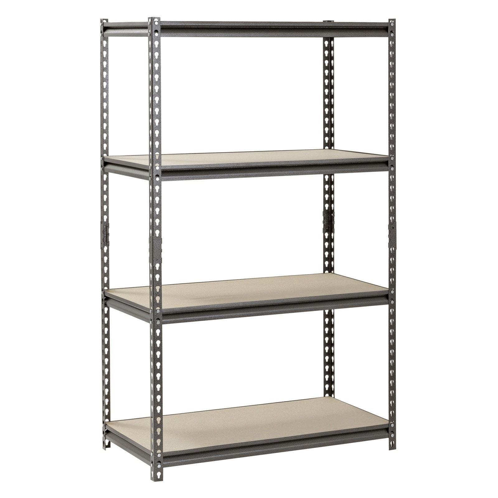 36"W x 18"D x 60"H 4-Shelf Steel Freestanding Shelves; 500 lbs. Capacity per