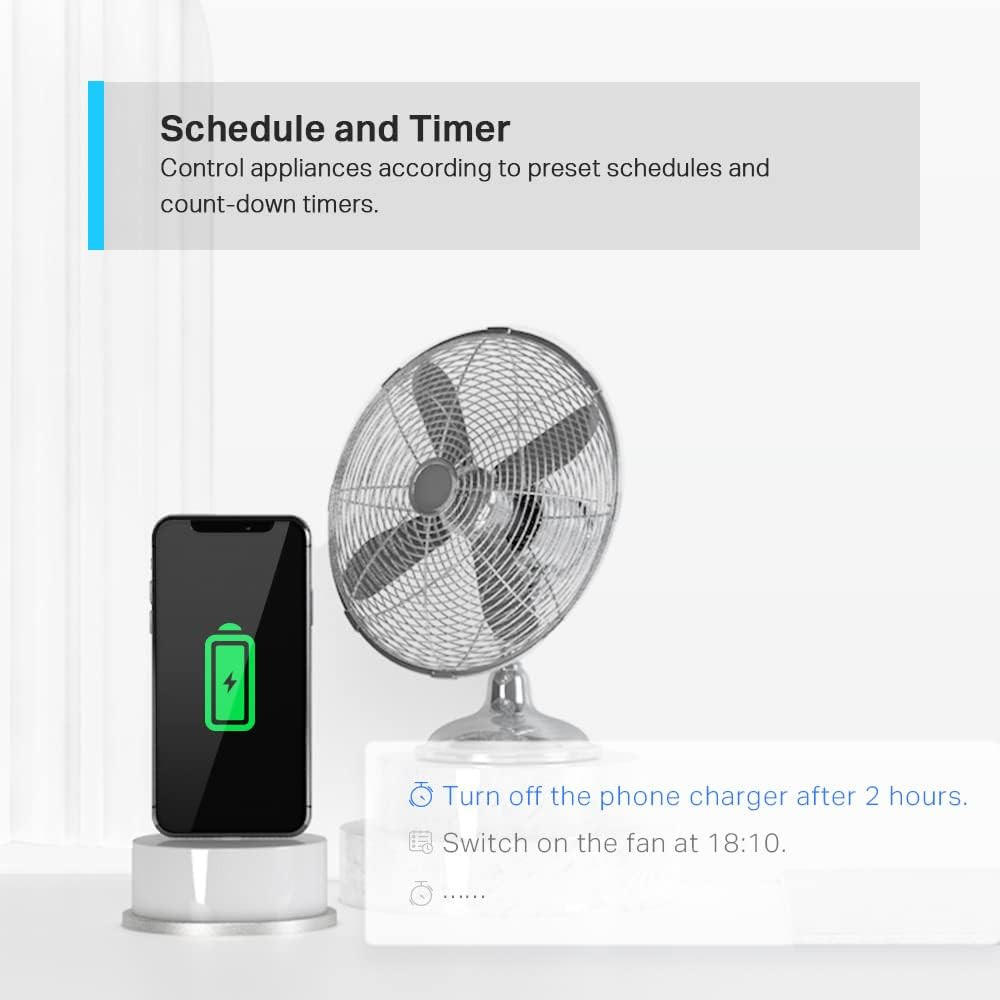 Smart Plug Mini 15A, Smart Home Wi-Fi Plug, Super Easy Setup, Compatible with...