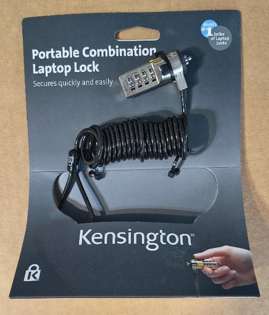 NEW Kensington K64670US Portable Combination Laptop Lock w/ 6FT Cord Free Ship
