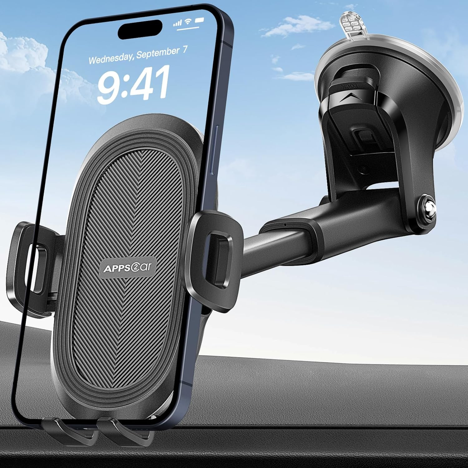 Universal Car Phone Mount Suction Cup Windshield Dashboard Window Holder