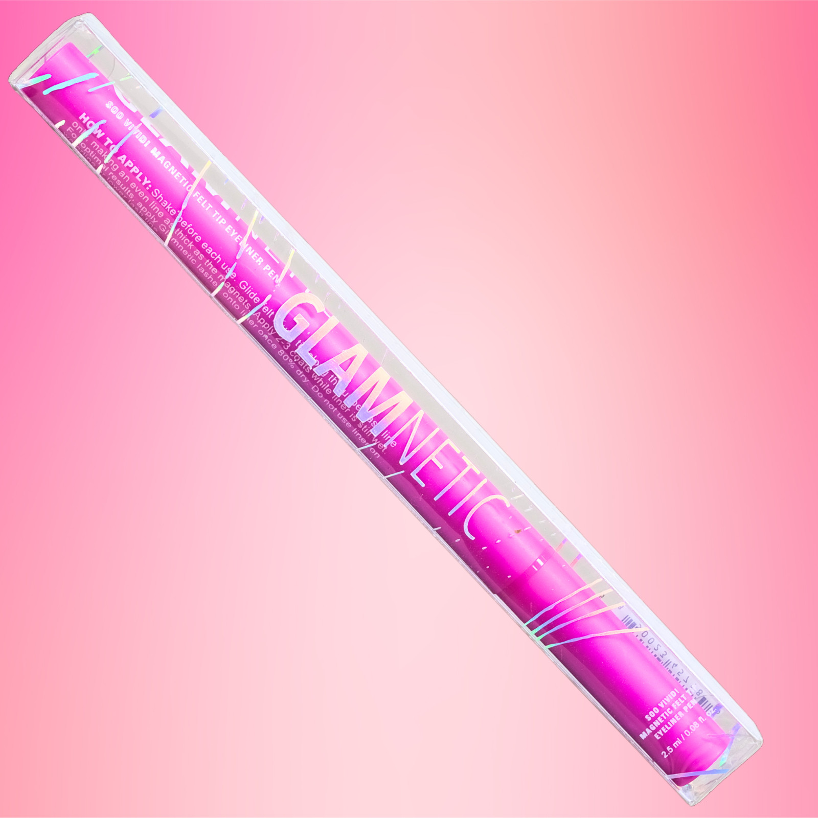 Glamnetic Soo Vivid!  Pink Ruby Color Magnetic Felt Tip Eyeliner Pen