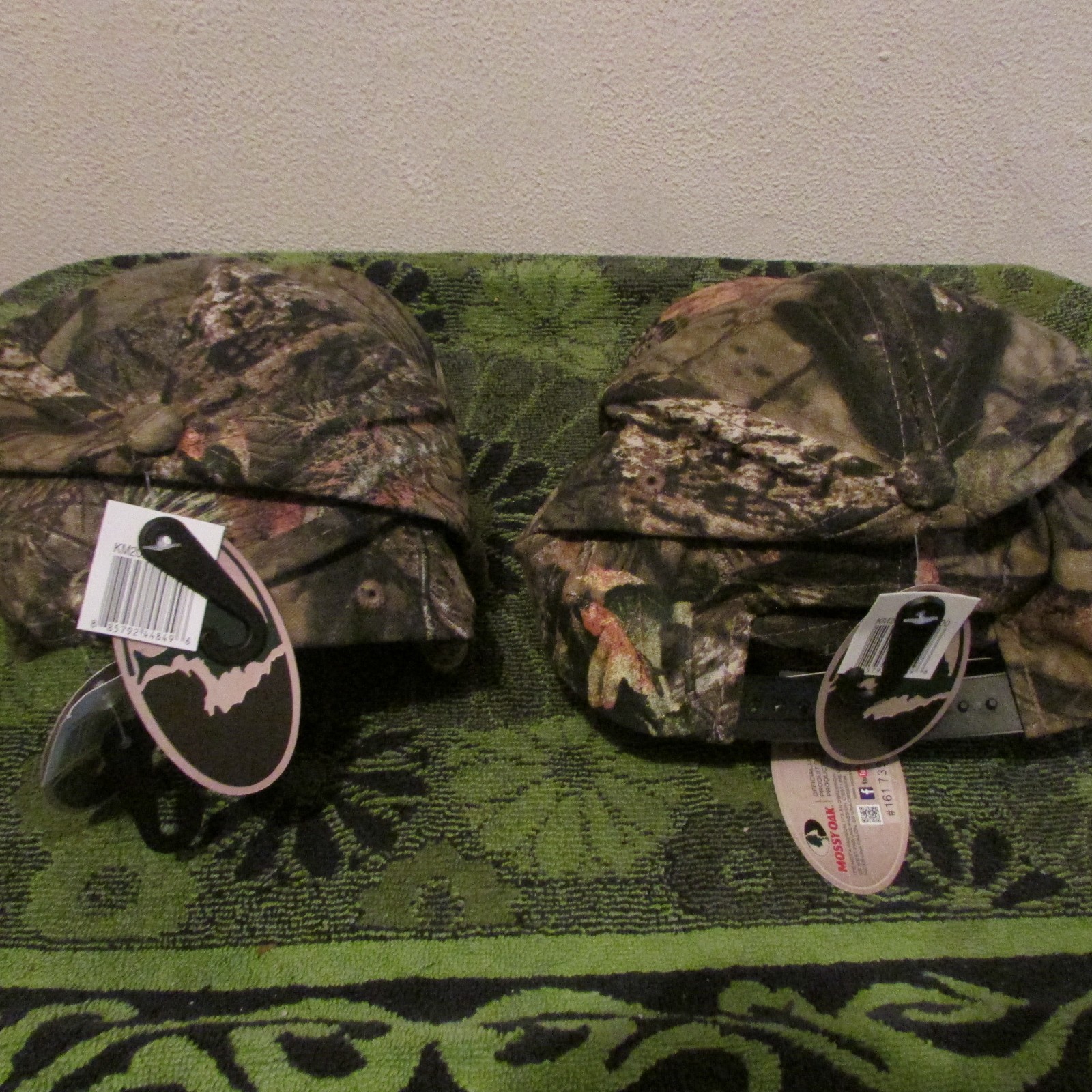 NWT~ MEN'S MOSSY OAK, CAMOUFLAGE BASEBALL STYLE ADJUSTABLE HAT. HUNTING/ CASUAL