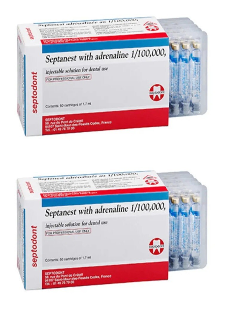 2 x Dental Special 50 Cart OF   1:10 Same as Picture 4% (Free and Fast Shipping)