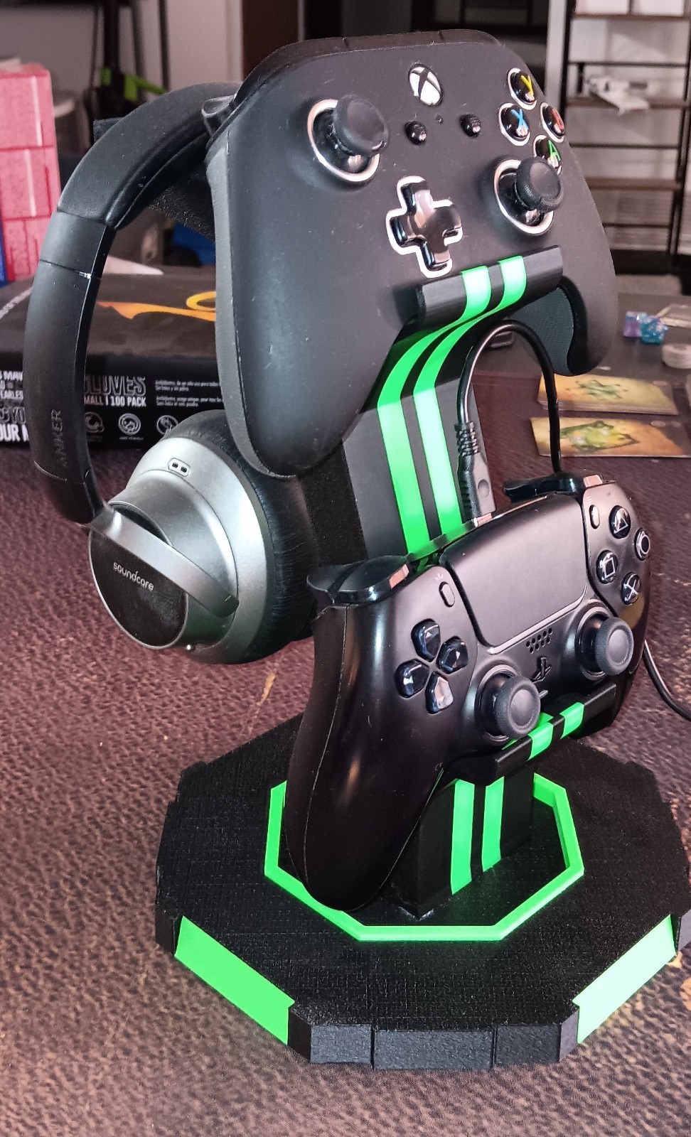 Universal Dual Controller and Headphone Stand XBox Playstation Organizer