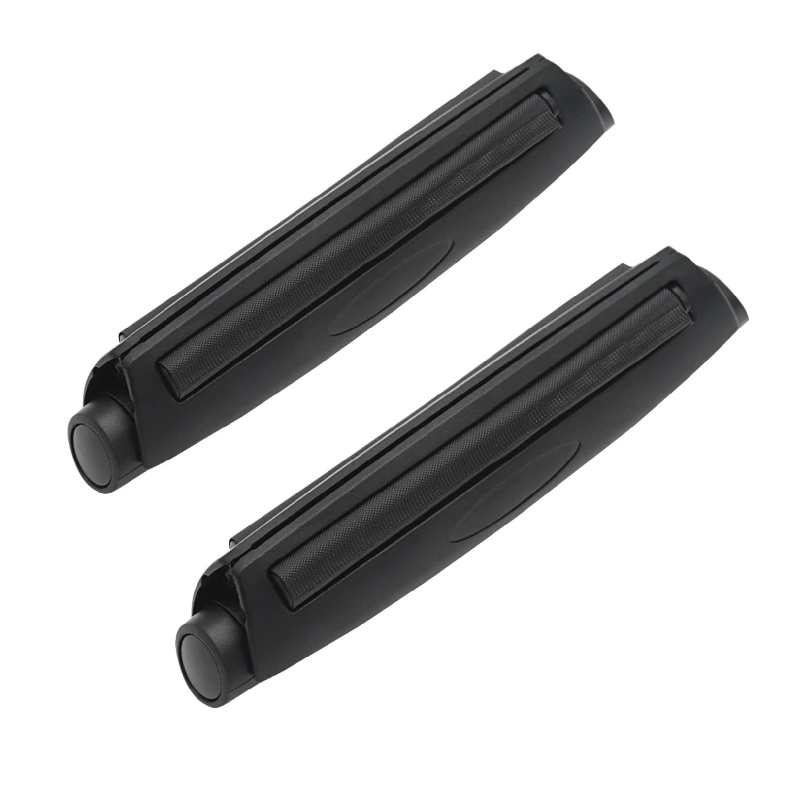 2 Packs Tobacco Roller Black, Easy Manual Cigarette Rolling Machine for 110mm
