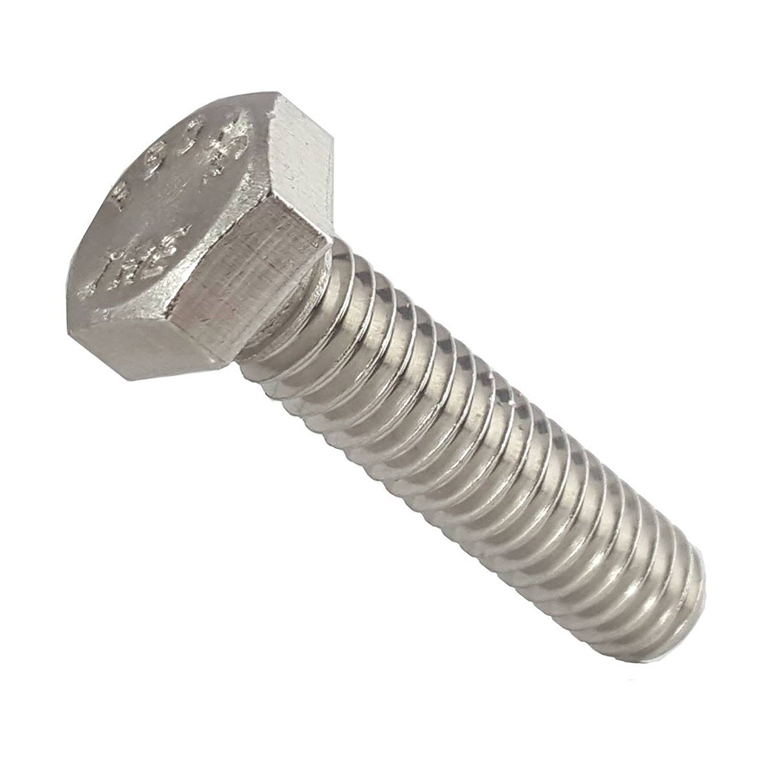 1/4-20 x 3/4" Hex Head Bolts Stainless Steel Fully Threaded Qty 25