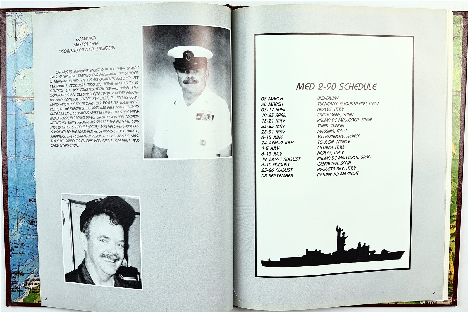 USS Paul (FF-1080) 1990 Mediterranean Deployment Cruise Book