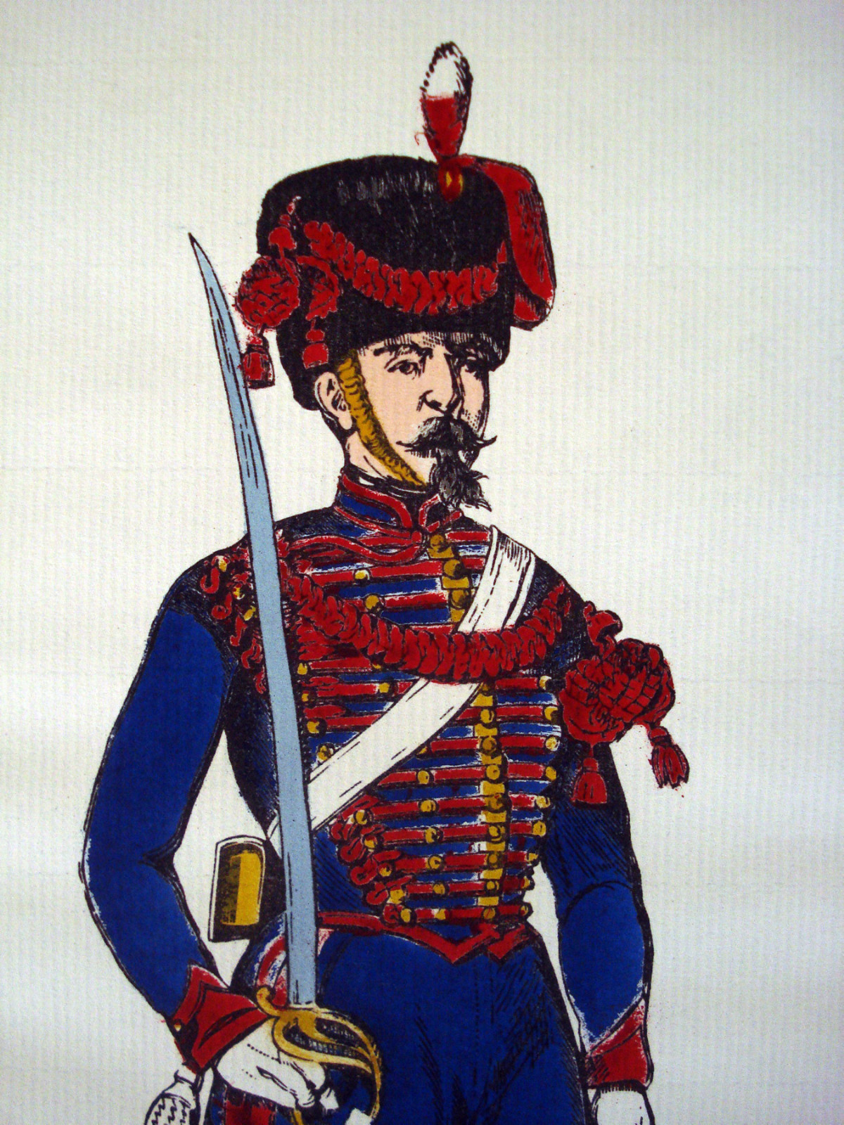 Vintage Imagerie Pellerin Soldiers (Artillerie. -Garde Imperiale) Inv1560