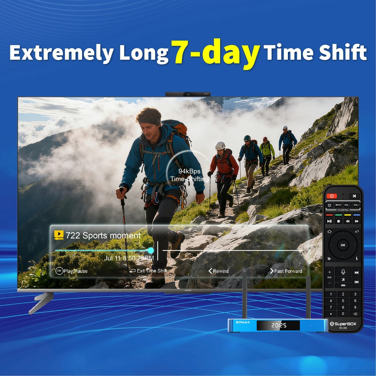 Media Player superbox s7max latest version 2026 Streaming Box with all channel