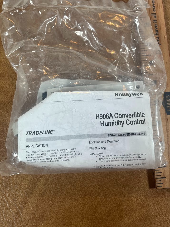 Honeywell H908A Convertible Humidifier Controller Tradeline