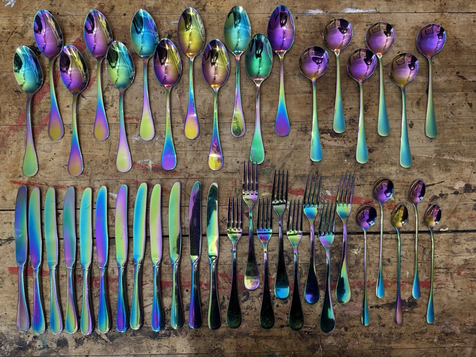 Herdmar CBT “Rainbow” 18/10 Stainless Steel Portugal Mixed Set (set Of 43)