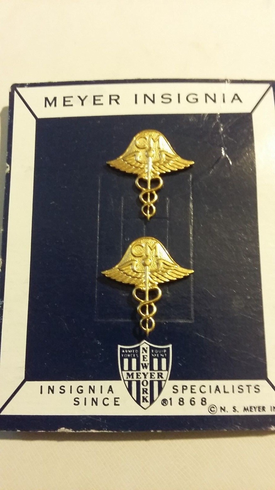 Meyer Insignia Collar Insignia Medical with CM (19-568)