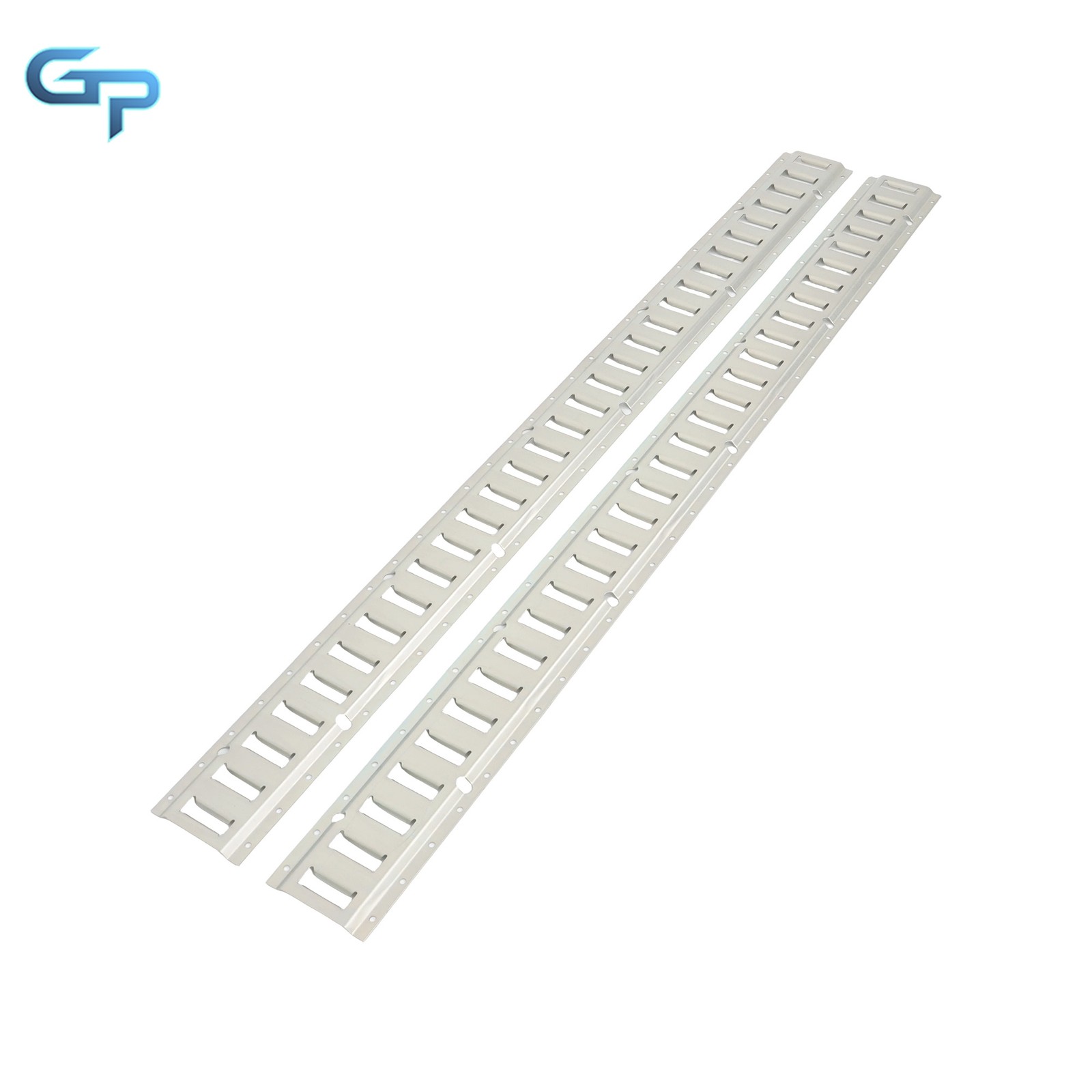 2PC 5' E-Track Tie-Down Rail For Truck Trailer Cargo Van Utility