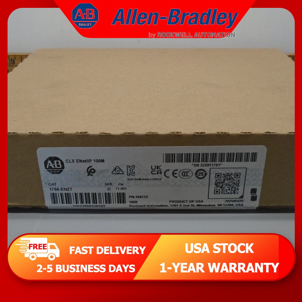 New In Box AB 1756-EN2T /D ControlLogix EtherNet/IP Module Sealed Fast Shipping