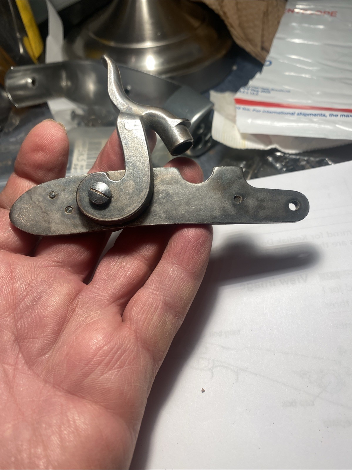 CVA Lock W Screw & Bushing For Bobcat, Frontier And Plainsman Muzzleloader.