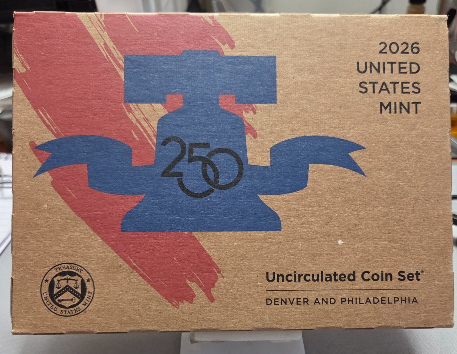 2026 P & D Uncirculated Coin Set US Mint With Dual Date Penny UNOPENED box