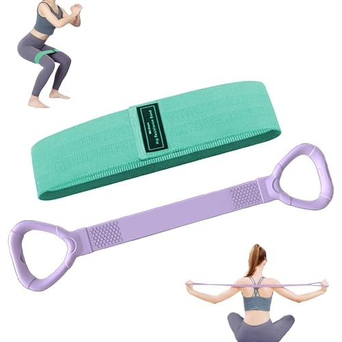 ​​Full Body Resistance Bands Set for Women & Men, Professional Purple 2pcs