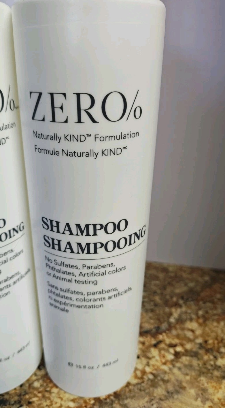 Zero% by Gilchrist & Soames SHAMPOO 15oz - Hilton Hotel - 3 BOTTLES Per Order