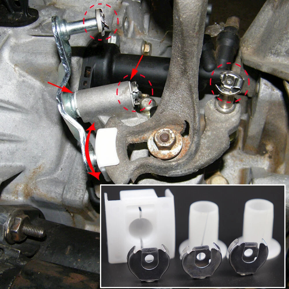 For VW Golf MK4 Gear Selector Wiring Lock Washer Shift Relay Lever Slide Bushing