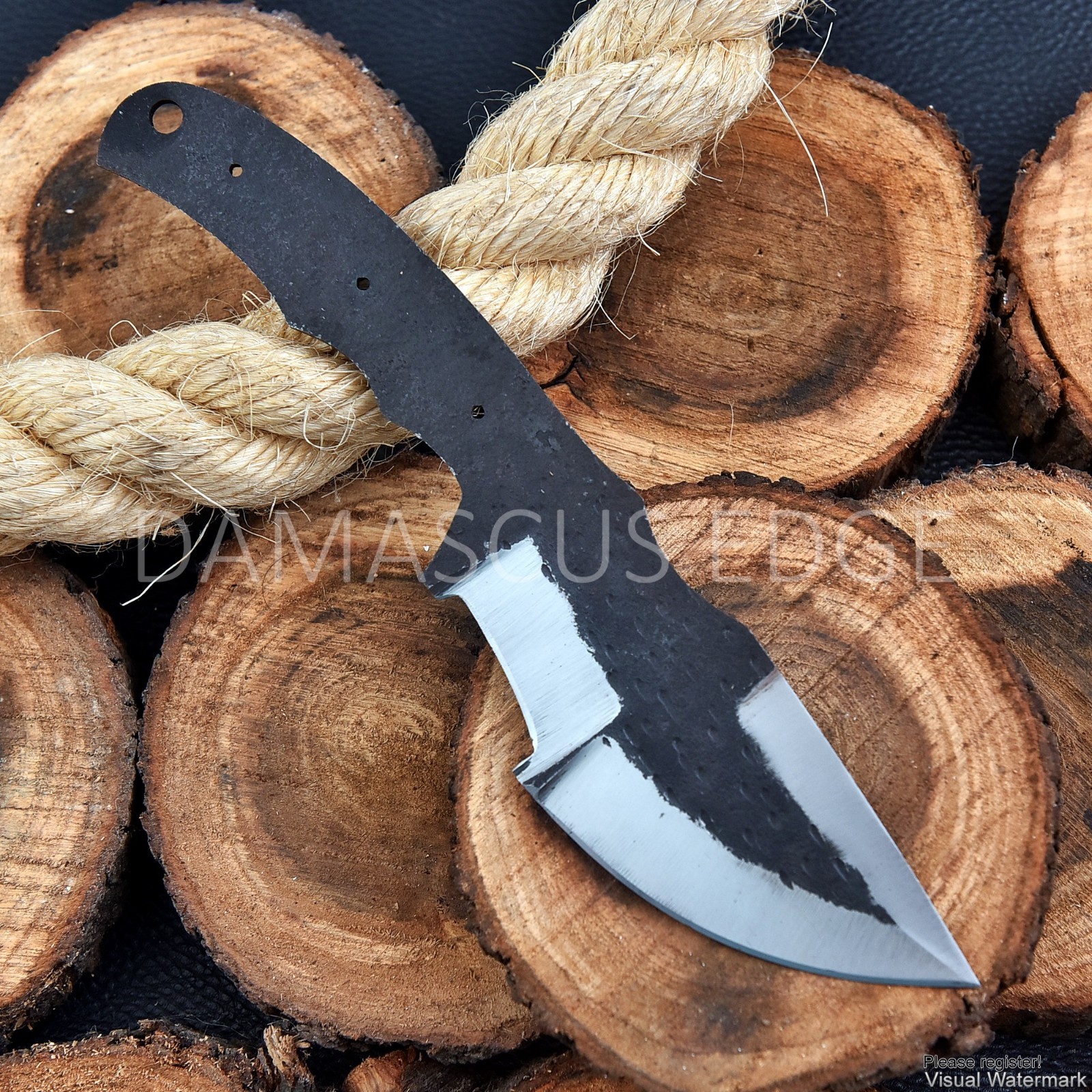 10'' Carbon Steel Tracker Knife Blank – Custom DIY Blade Making Supply Material