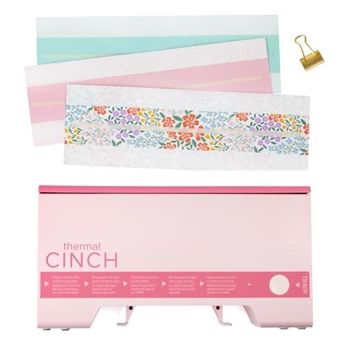 Thermal Cinch Binding Machine Pink 12 Inch, Includes Thermal Cinch Pink