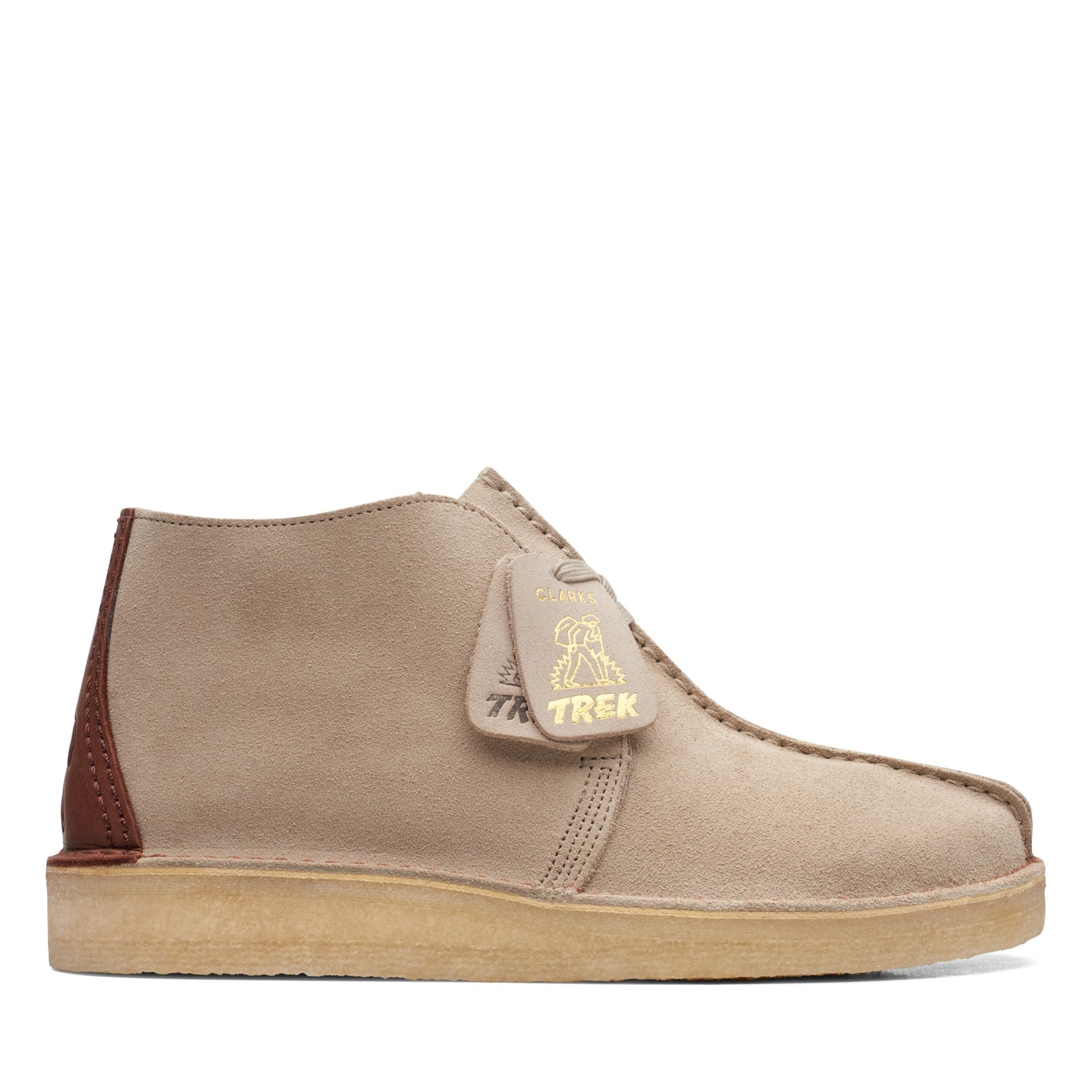 Clarks Mens TREK HI 50 Boots Suede SAND 26169535